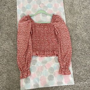 Pink/peach blouse
